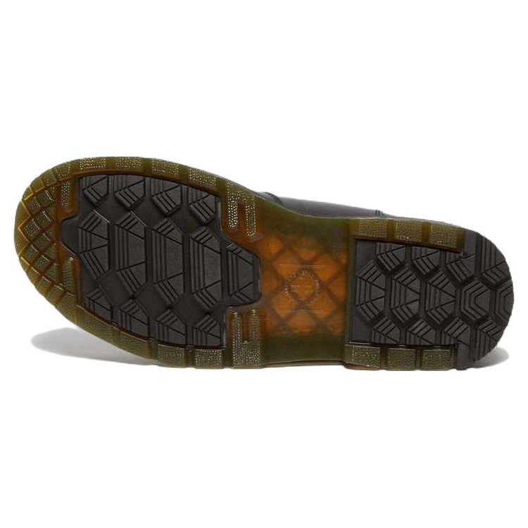 Dr. Martens Leather Slip Resistant Warm Short Chelsea Boots Unisex Boots Black 27829001