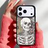 Skull With Roses Phone Case for iPhone 17 Air 16e 15 14 13 Pro Max Back Cover for 12 11 Pro Coque