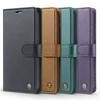 Magnetic Leather Wallet Flip Case For iPhone 16E 15 14 Plus 13 12 Mini 16 Pro 16Pro Max Anti-theft Swipe Function Phone Cover