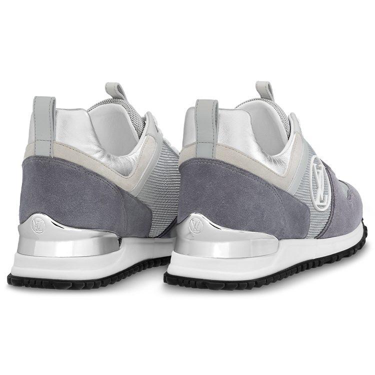Louis Vuitton Run Away Sneakers 'Grey Mesh With Logo' Women's 1ABW54