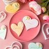 Mini Geometrische Herzform Keksform Valentinstag Liebesherz Ausstechform Fondant Ausstecher Kuchen Dekorieren Backwerkzeug