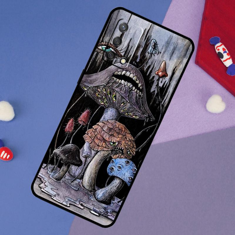 Weird Trippy Mushroom Case For Oppo A60 A80 A40 A6 A5 Pro A15 A16 A17 A57 A94 A74 A54 A76 A96 A18 A38 A58 A78 A98