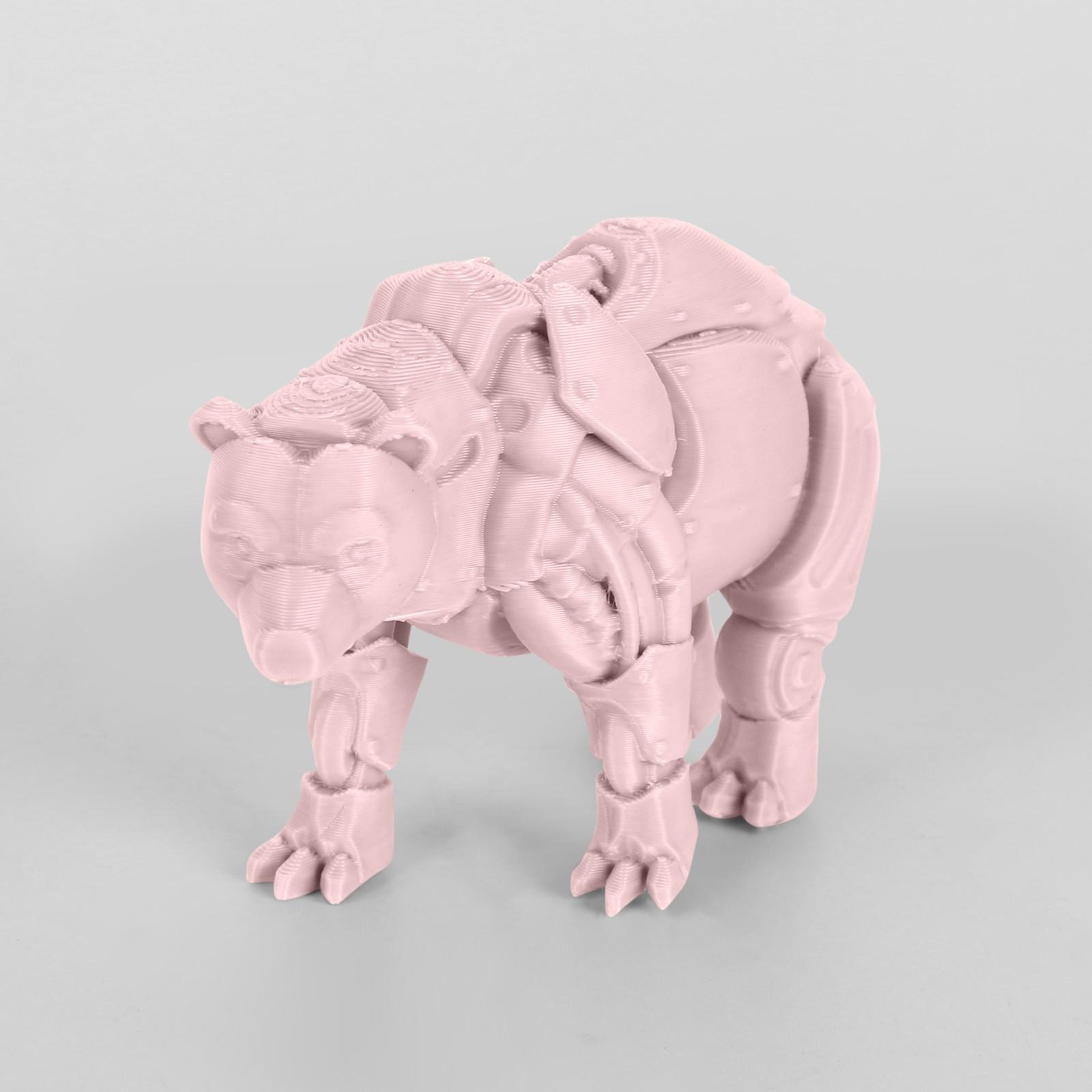 

3D-друковані механічні іграшки-тварини, прикраси для дому, моделі іграшок One Size рожевий