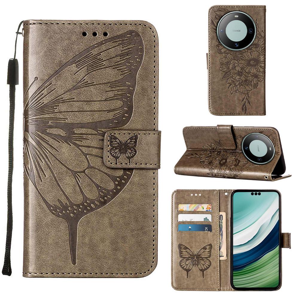 Honor X9B X8B X7B Case Flip Leather Wallet Butterfly Folding Leather Cases For Honor Magic 6 Lite Card Stand Phone Book Cover