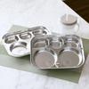 EDISON Friends Owl Stainless Steel Meal Tray - 580ml (2 Piece Set)