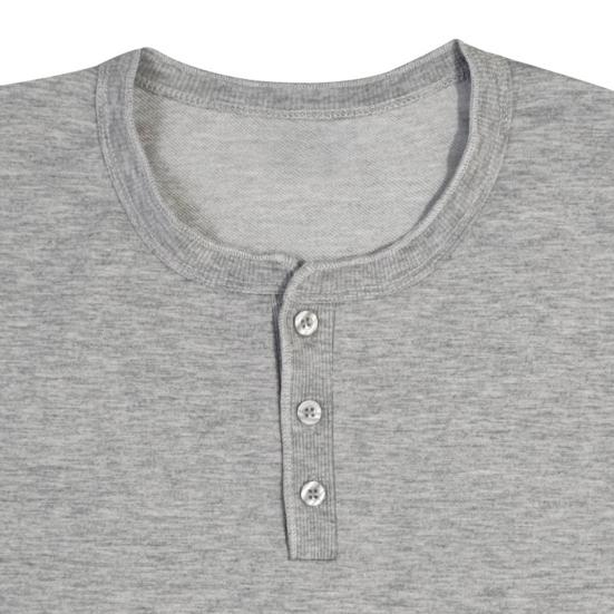 Men Button Crewneck T-Shirt Solid Color Short Sleeve Summer Shirt Casual Tee Shirt for Gym Workout Street Beach Wear