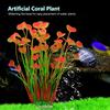 Plastic Vivid Artificial Water Plant Ornament for Aquarium Underwater Fish Tank Garden Pink