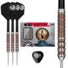 Цільові Японські PRIME SERIES RAPTOR GEN6 Joji Nishitani Вольфрамові Дартси 6 Форма Пір'їн та SWISS SILVER NANO POINT 30мм 90% Сталевий Наконечник Набір, 24г, K-Flex