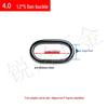 Metal D-Ring Oval Buckle for Luggage, Straps & Hardware Accessories