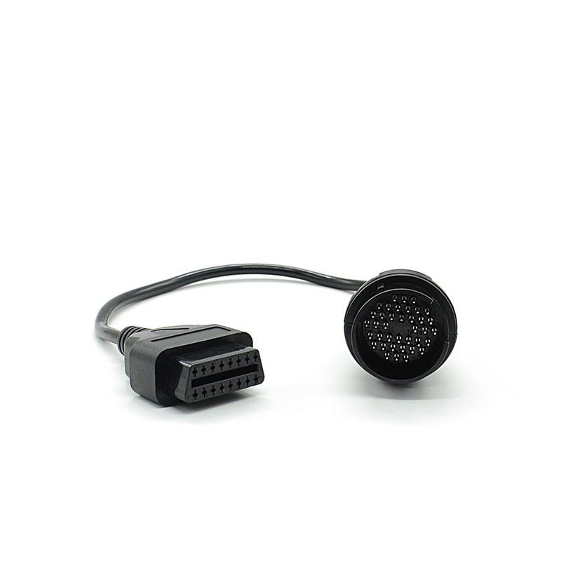 High quality For Benz MB 38 Pin to 16 Pin OBD OBD2 OBDII Diagnostic Adapter Connector Cable for Mercedes for Benz 38Pin to 16Pin