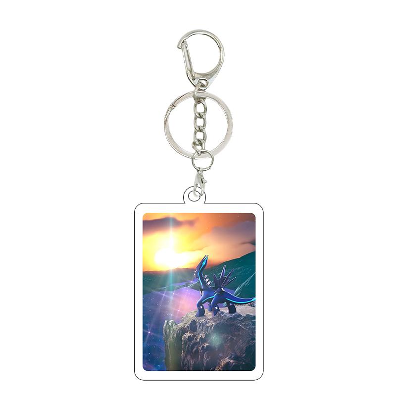 Ptcg Pocket 5cm Anime Fashion Squirtle Bulbasaur Psyduck Cartoon Diy Acrylic Action Keychain Backpack Pendant Accessories Charm