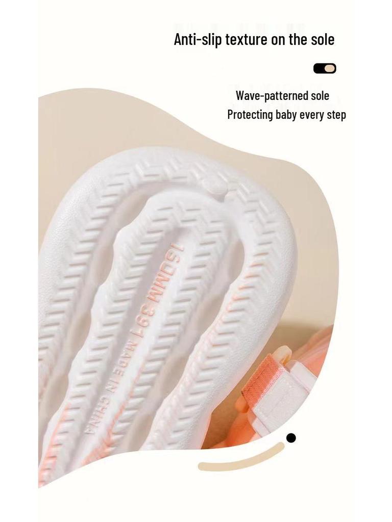 Kids' Cute Cartoon Closed-Toe Sandals – Soft Sole Outdoor Shoes for Boys and Girls, Sizes Small to Large