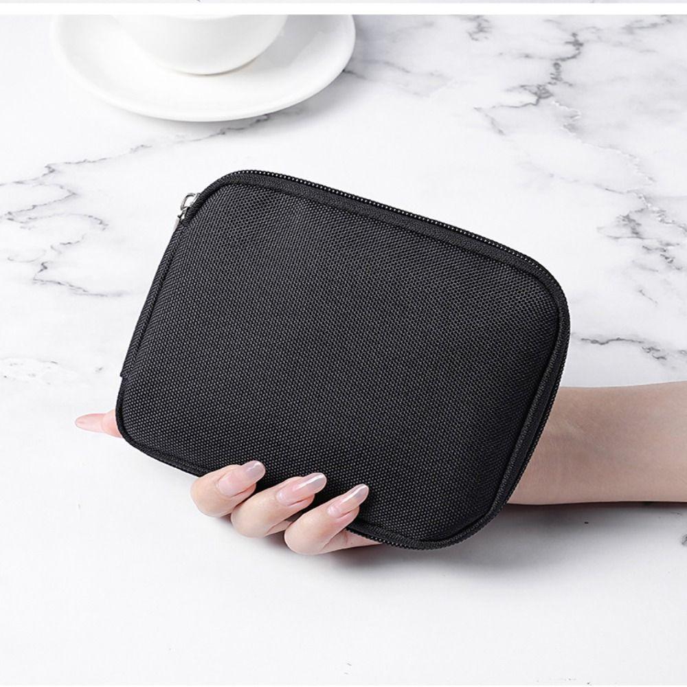 Portable Data Cable Organizer Zipper Mini Storage Pouch New Digital Storage Bag  U Disk