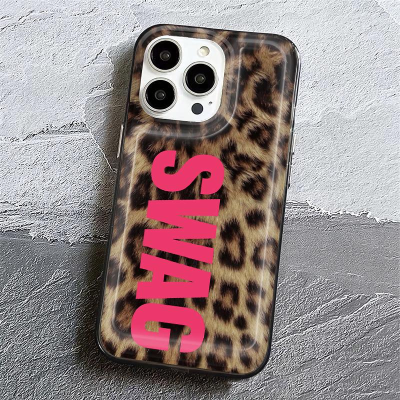 Leopard Print Polka Dots Swag Phone Case For IPhone 17 17Air 11 12 13 14 15 16 17 Pro Max 16 15 14 Plus Cover Funda Bumber Coque