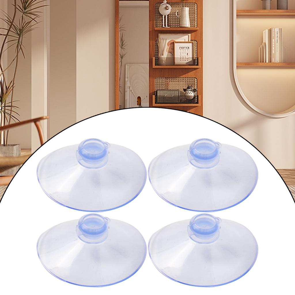 Transparent Suction Cup Wall Hooks 4pcs/10pcs Bathroom Clear