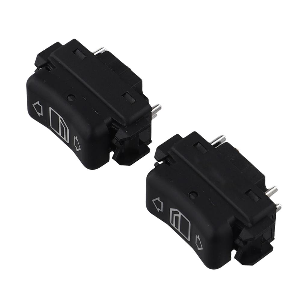 SWITCH 2x POWER GLASS For Mercedes 87-89 260E Left Plastic Window Lift Control 248204510 Replacement Hot Sale New