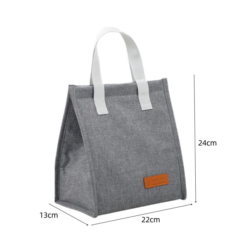 Insulated Waterproof Student Lunch Bag with Thickened Aluminum Foil