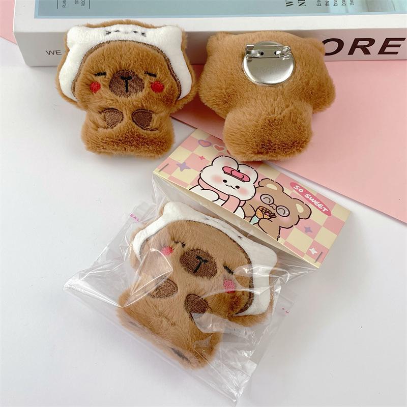 Capybara Charm Pendant: Cute Sanrio Headgear & Children's Accessories