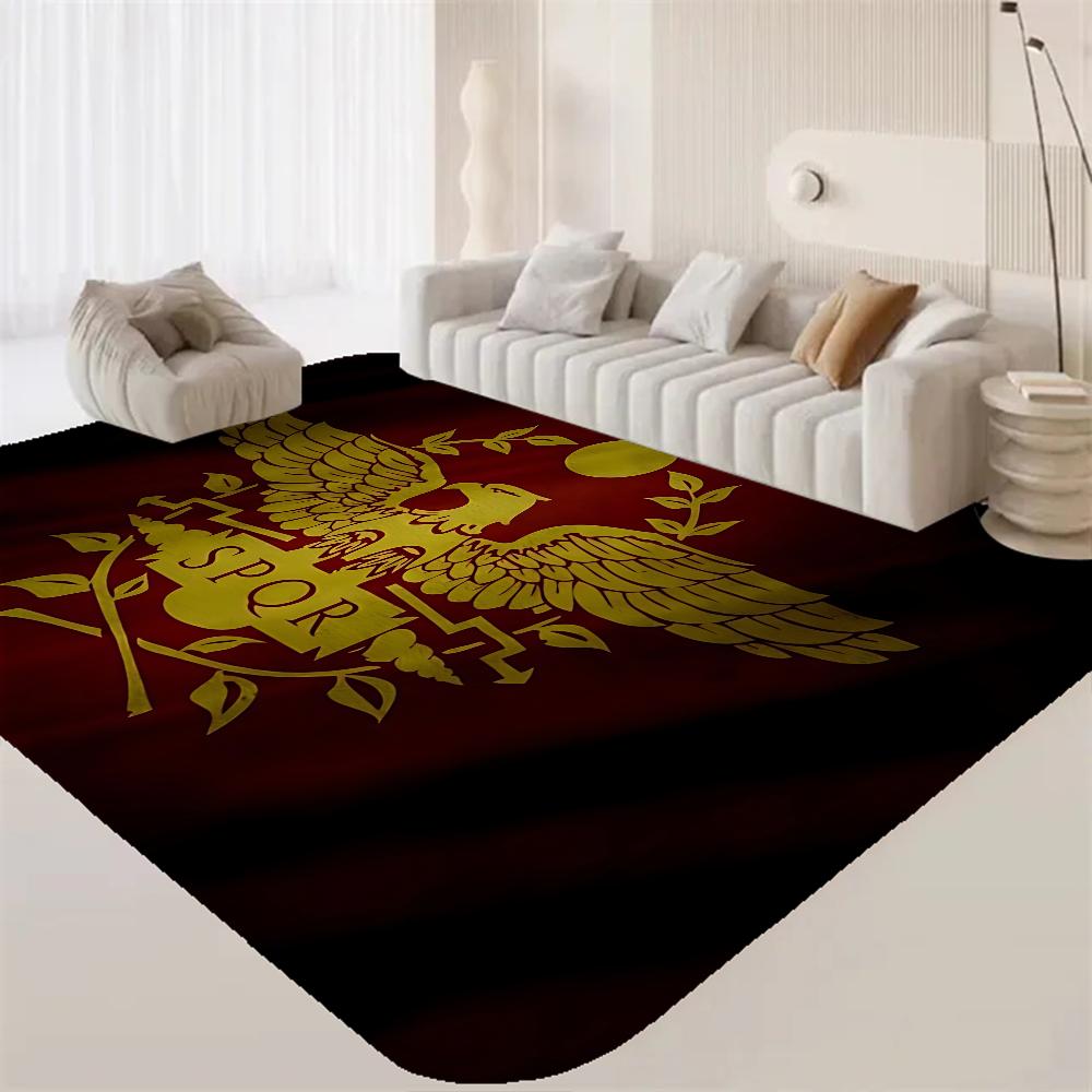 Roman S-SPQR Hallway Carpet Washable Non-Slip Living Room Sofa Chairs Area Mat Kitchen Doormat Area Rug