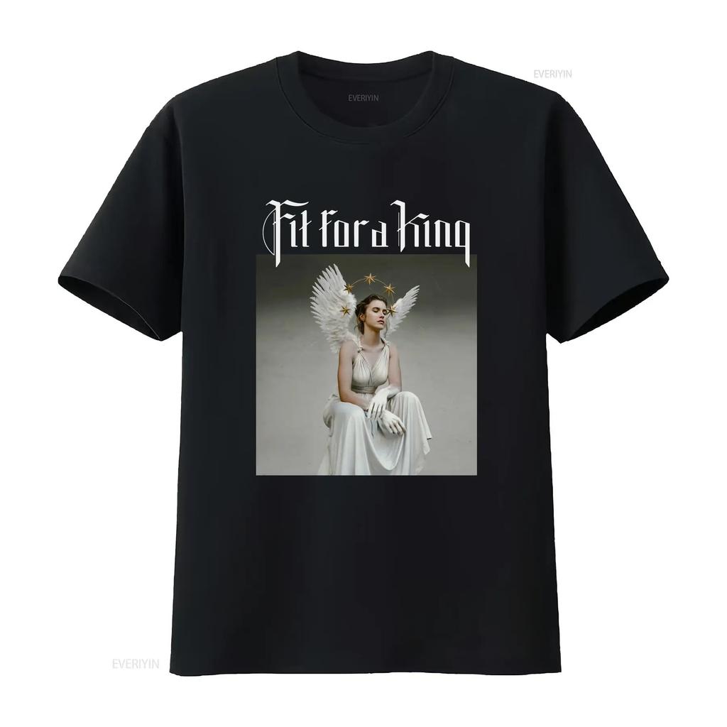 New Fit For A King Band The Path T Shirt Black All Size Fans Ar1387 Vintage Washed Top For Everyday Wear Soft Casual Breathable
