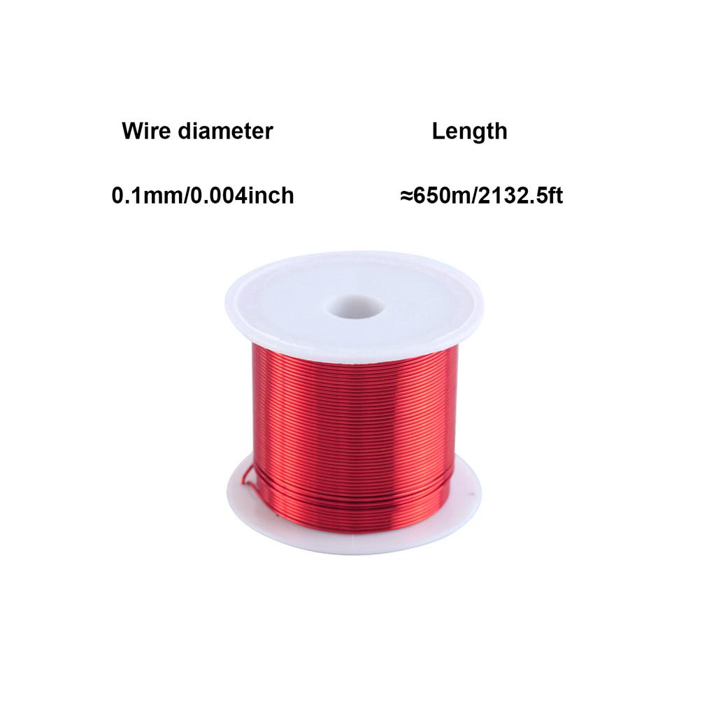 50g red polyurethane enameled coppers wire, paint film thickness 0.10mm~1.0mm, enameled coppers winding wire