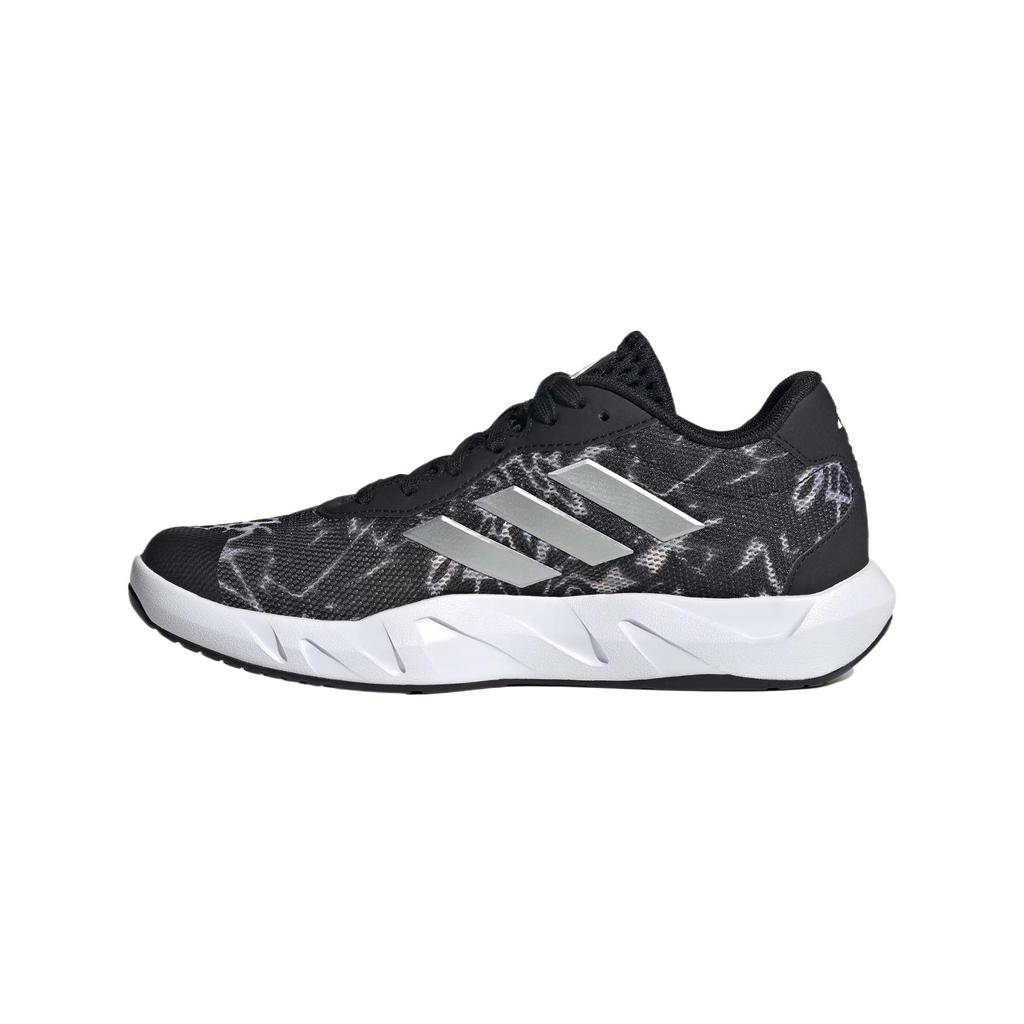 Adidas Amplimove Comfortable Fashion Versatile Shock Absorbing Low Top Running Shoes Men Sneakers Black White IH5271