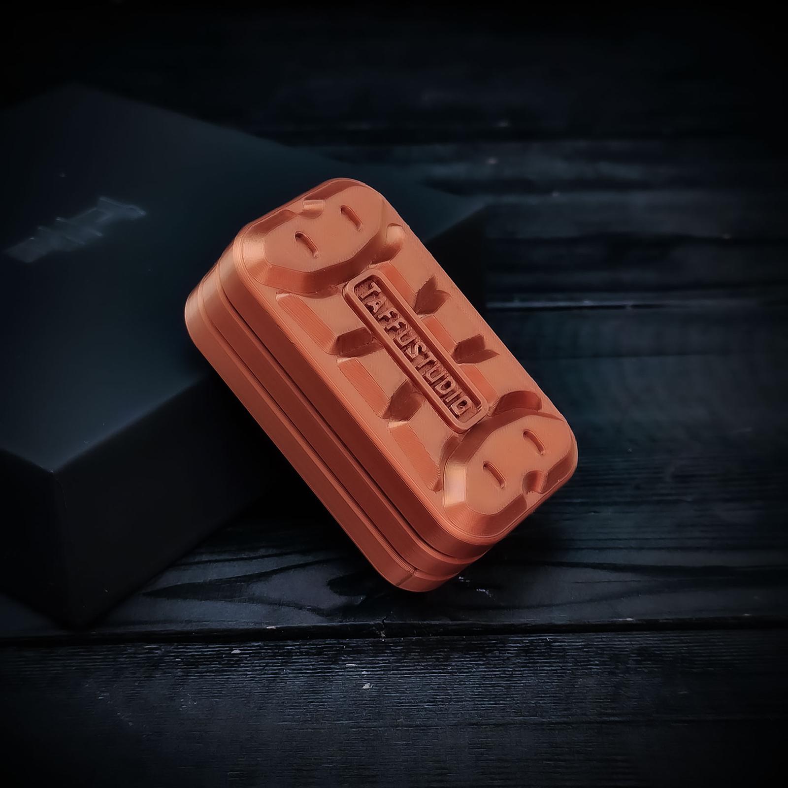 

Edc Fidget Magnetic Push Card Muscle Mechanical Slider Pushing Plate Haptic Coin Sensory Stress Relief Toy Relieve Anxiety