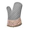 1Pc Oven Mitt Easy To Clean Non-slip Heat Resistant Anti-scald Silicone BBQ Tray Microwave Glove for Bakery