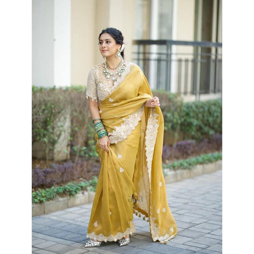 New premium designer saree collection