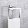 Bathroom Towel Rack Square Towel Ring SUS 304 Stainless Steel Wall Mounted Simple Towel Rack Brushed Design for Bathroom Accessories