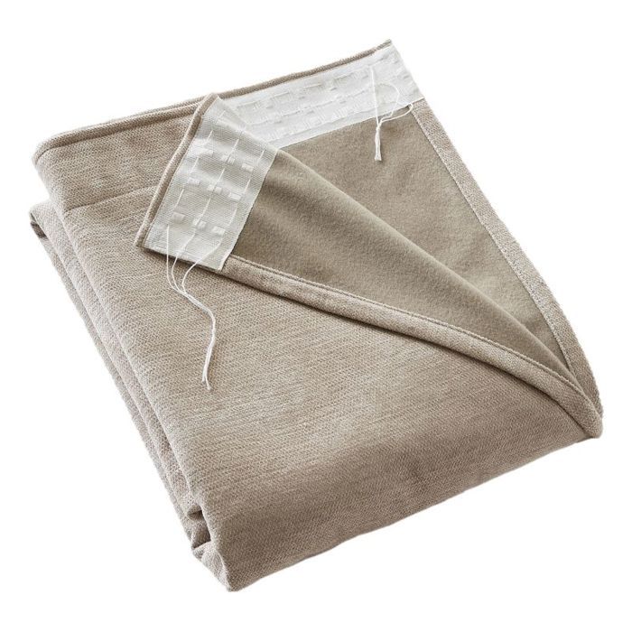 Rideau occultant phonique et thermique doublé polaire galon fronceur "Bjorn" 100% opaque Le fil d'Ariane - Bjorn Lin - 1 Panneau Occ