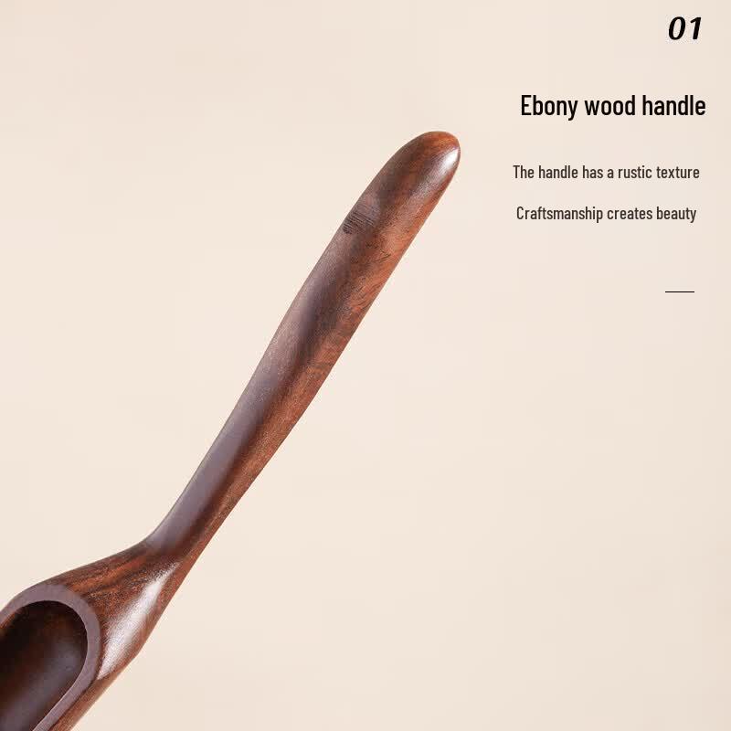 Ebony Wood Tea Scoop