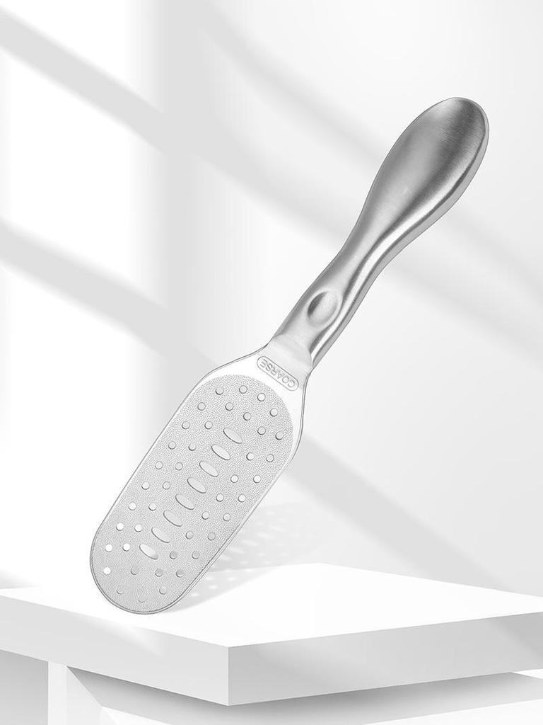 Dual-Sided Stainless Steel Pedicure Foot File - Callus & Dead Skin Remover Scraper