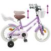 Kids  Bicycle 12 Inch for Ages 2 4 Purple
