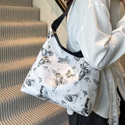 Koreańska Moda Ins Torba na Ramię o Dużej Pojemności dla Kobiet Nowy Chiński Styl Torba Tote Pod Pachę Nowa Wszechstronna Torba Damska