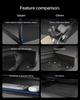 Spigen Tesla Model Y Model 3 Compatible Center Display Storage Car Accessory Juniper, Up/Down (Black)