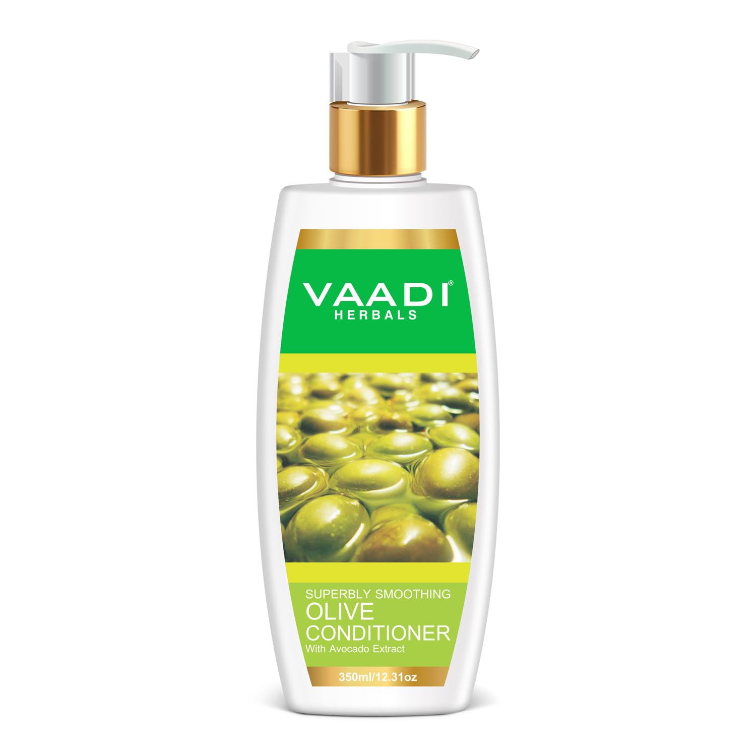 

Vaadi Herbals Olive Conditioner with Avocado Extract for Smooth Shiny Hair 350 ml