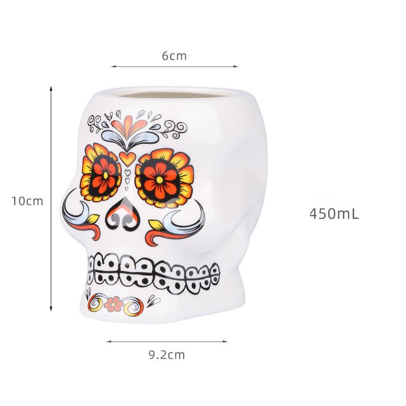 

Ceramic Tiki Mug Creative Porcelain Beer Wine Mug Cup Drinkware 280-700ml