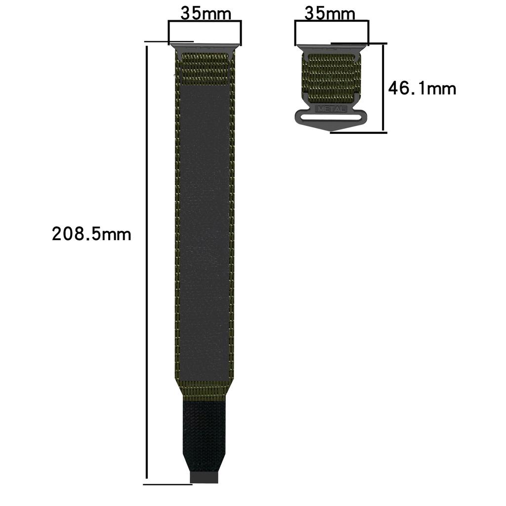 Trail Loop for Apple Watch Band 45mm 44mm 49mm 40mm 41mm 38mm 44 Mm Nylon Bracelet iWatch Series 9 8 7 6 5 4 3 Se Ultra 2 Strap