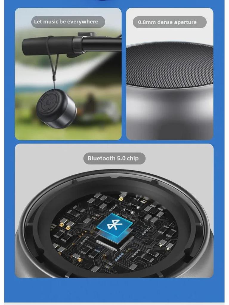 K30 Bluetooth 5.0 Wireless Speaker with Metal Body and Enhanced Bass for Laptop ThinkPlus