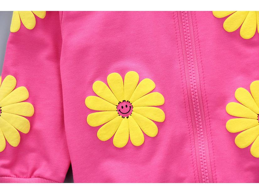 Spring & Autumn Fashion 3-Piece Set for Baby Girls: New Style Children's Clothing