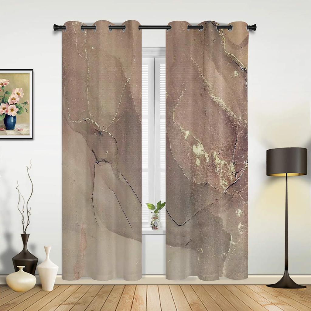 Marmor Türkis Rosa Vorhänge für Schlafzimmer Wohnzimmer Vorhänge Küche Kinderzimmer Fenster Vorhang Moderne Wohnkultur