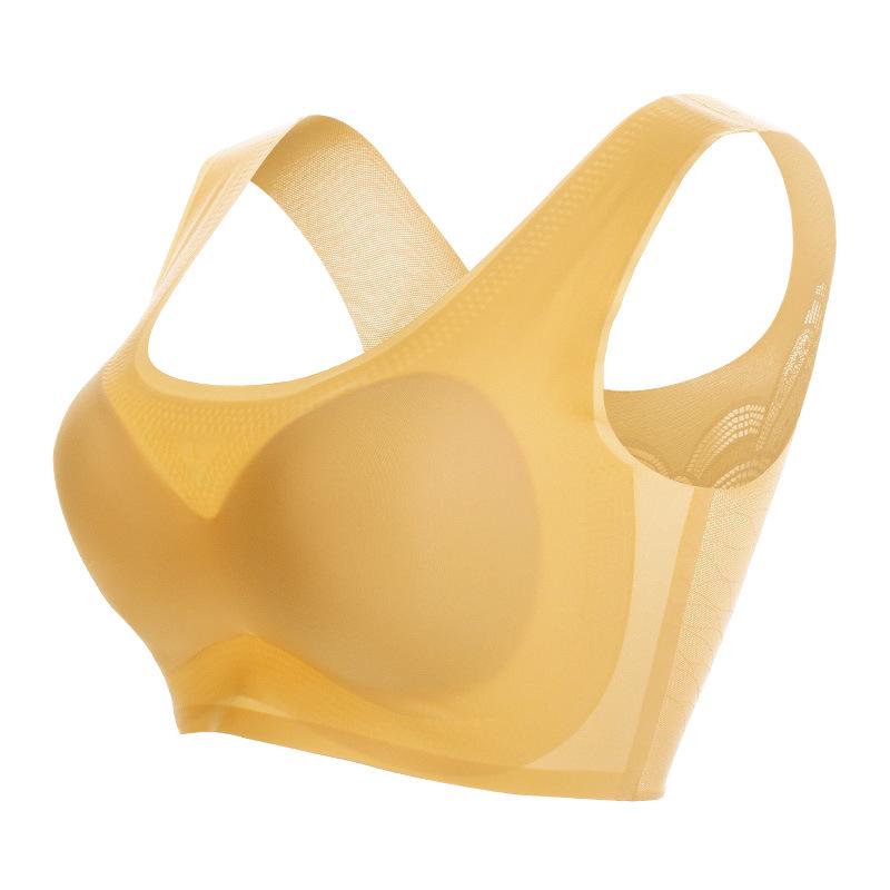 Große Größe Frauen Schönheit Zurück Drahtlose Büstenhalter Nahtlose Schlaf Sammeln Bh Spitze Bralette Tank Top