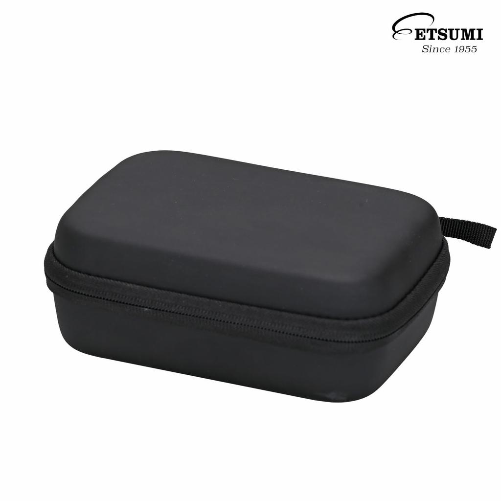 Etsumi Travel Pouch Case Gadget Pouch Accessory Box S Travel Business Trip Storage Small Item Organizer Black Semi-Hard Bag-in-Bag VE-2539