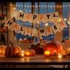 Halloween Theme Banner Party Decoration Ornament Bunting Flag Hanging Garland for