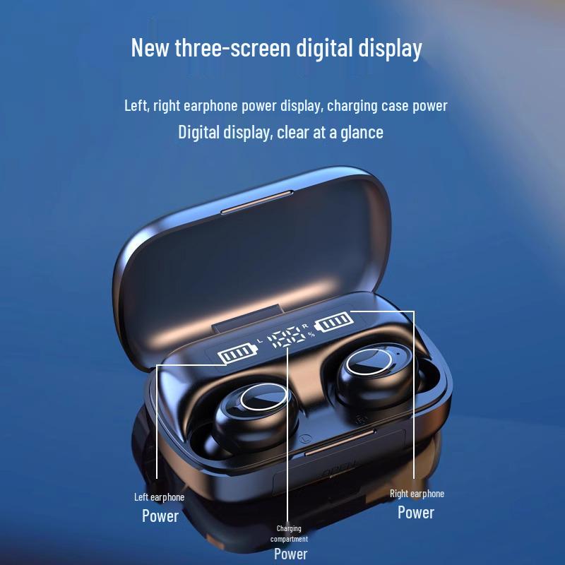 2025 High-Quality Wireless Bluetooth Earphones: In-Ear, Noise-Cancelling, Long Battery Life, Sports & Gaming Friendly for Men and Women.