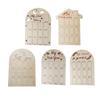 Yousheng 12 Months Baby Picture Frame, Carved Wood Monthly Photo Display Board, Newborn Keepsake for Kids Growth