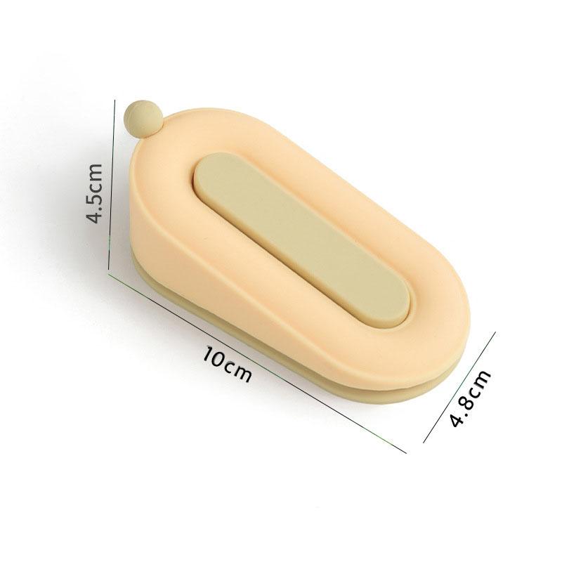 Silicone Door Stop Stoppers Block Doorstops With Wall-mounted Storage Door Stopper Adhesive Mute Anti-Shock Door Rear Retainer