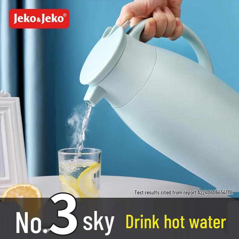 JEKO&JEKO Glass Liner Vacuum Flask