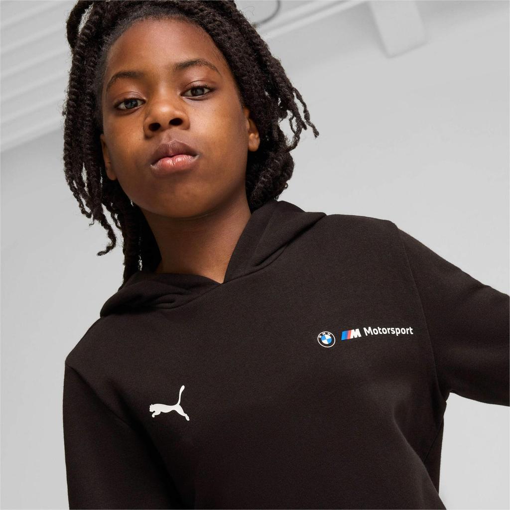 Puma Bmw Mms Kids Ess Hoodie Ft Black [627529 01] size 116